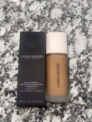 You will never get this FACTORY direct for $28.00. 5C1 SEPIA Laura Mercier  Real Flawless Weightless Perfecting Waterproof Foundation