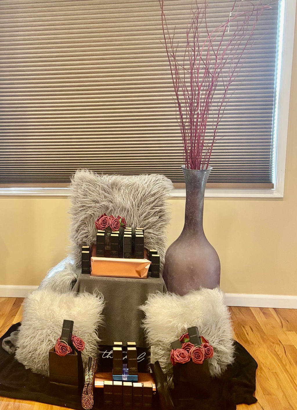 Decorative setup for flawless foundation