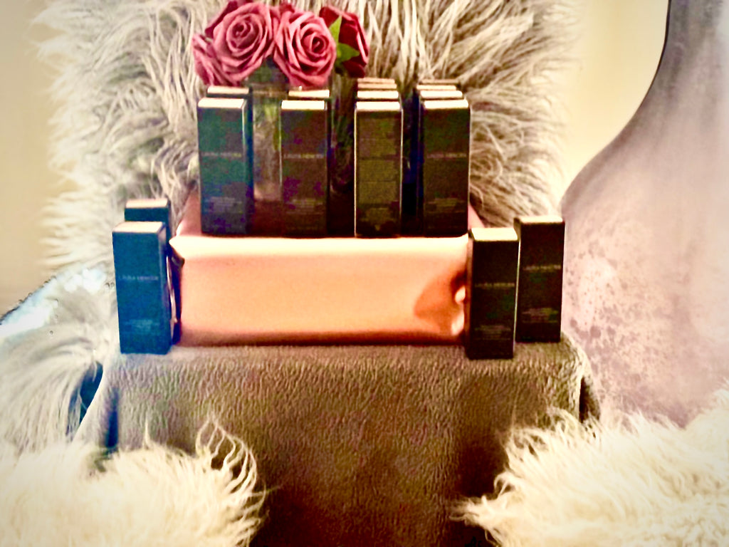 set of flawless foundation on display 