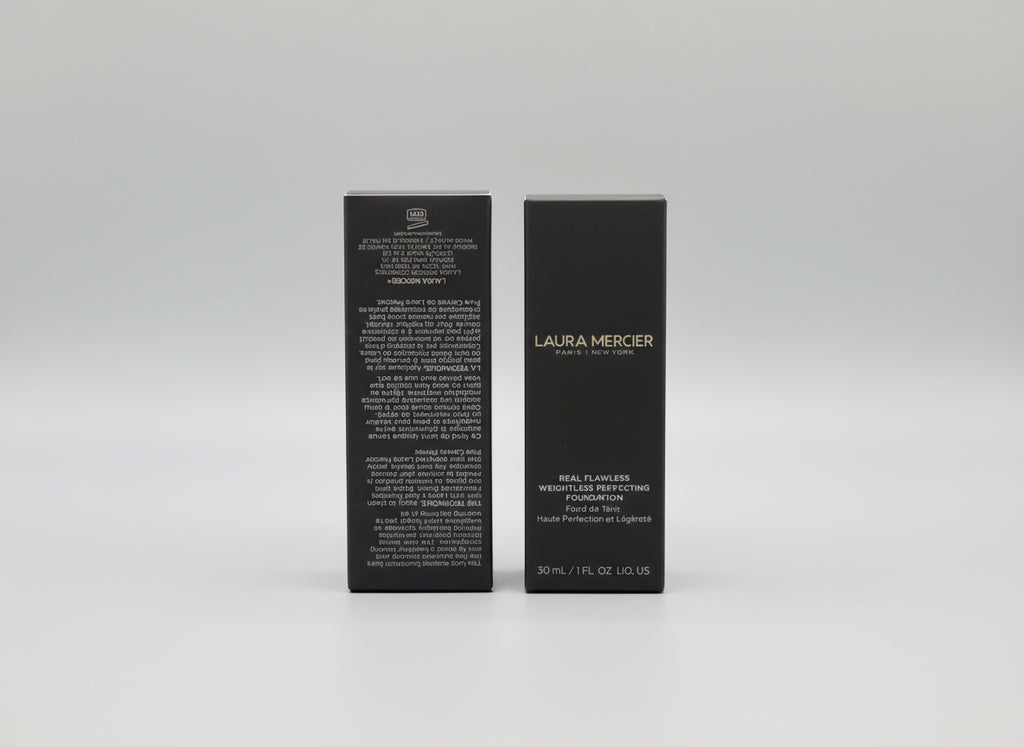 Laura Mercier foundation bottle and packaging 