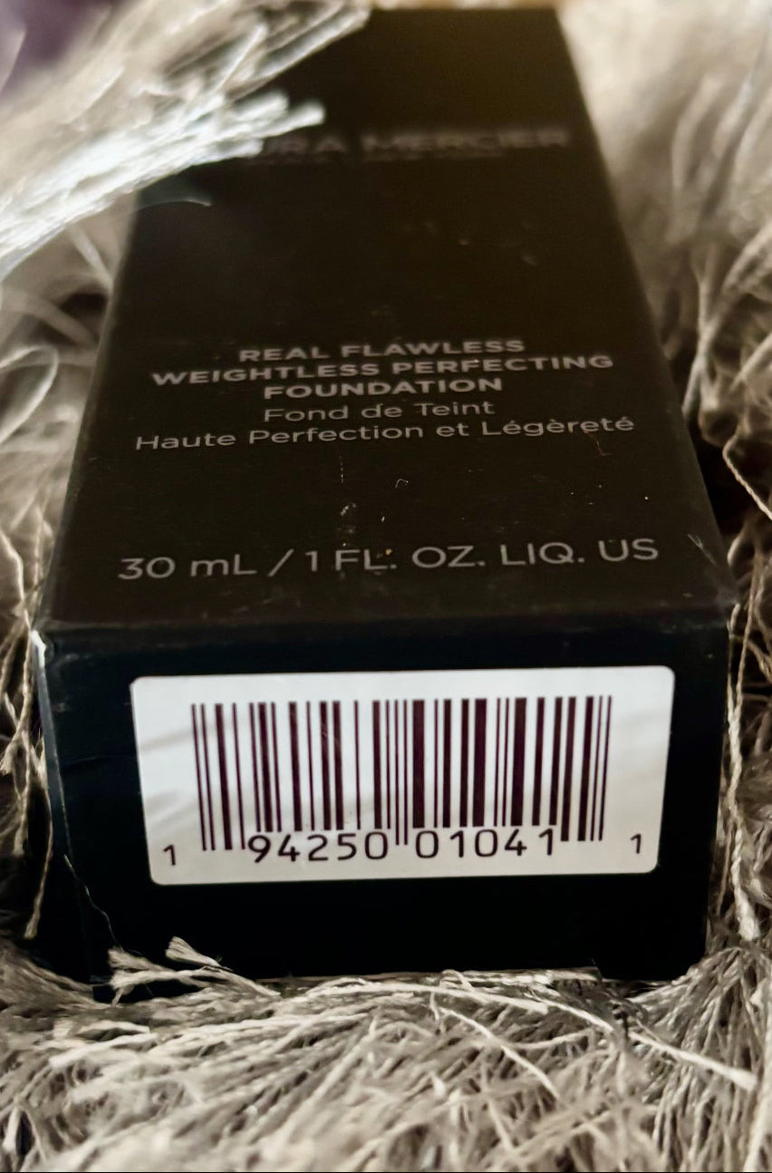 LOWEST PRICE EVER! 1W1 Cashmere Laura Mercier Real Flawless Weightless Perfecting Waterproof Foundation