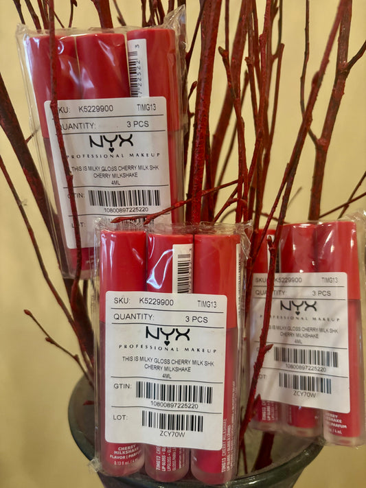 NYX Milky Gloss Cherry Milk SHK Cherry MilkShake