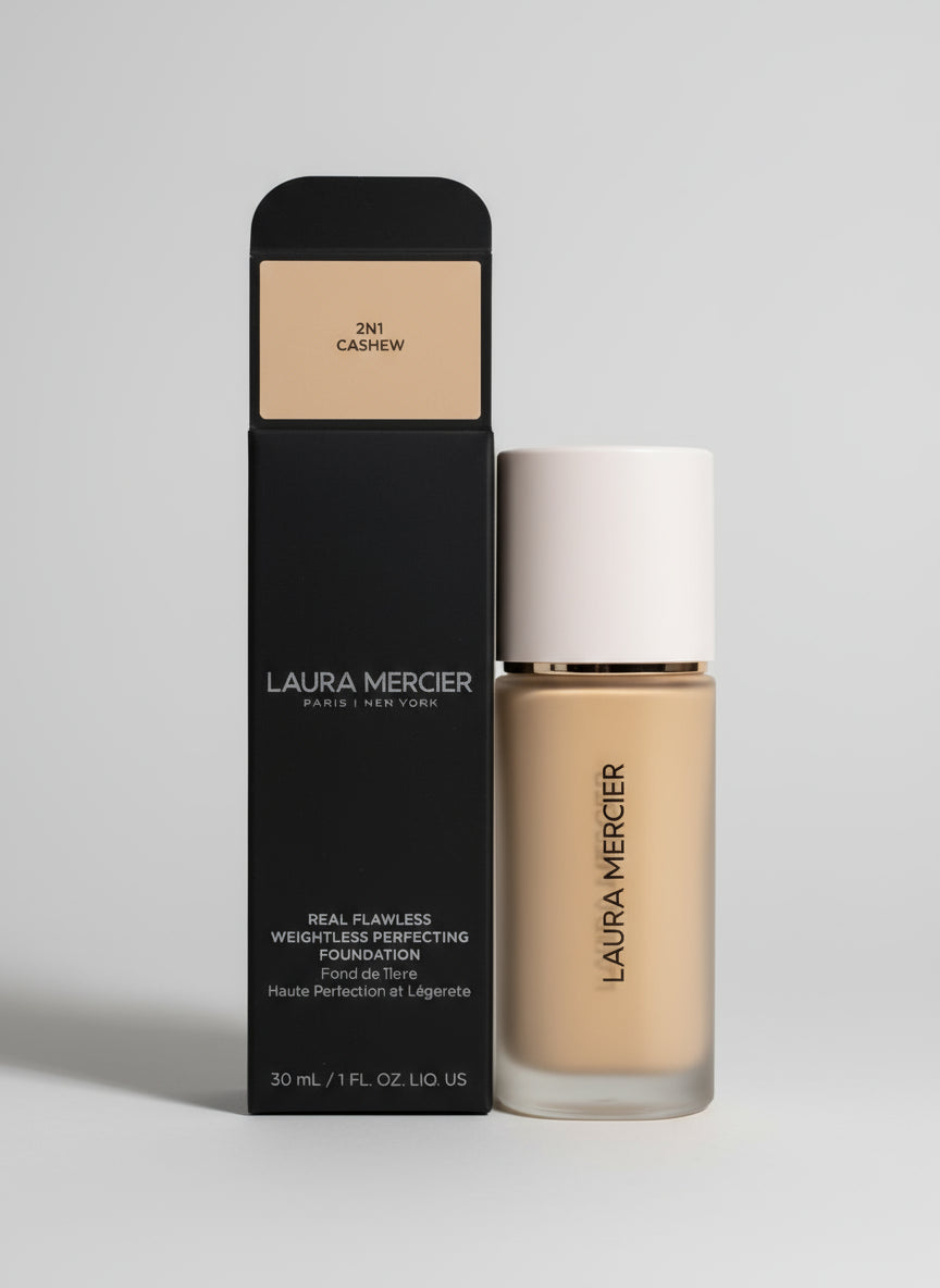 You will never get this FACTORY direct for $28.003N2 Camel Laura Mercier Real Flawless Weightless Perfecting Waterproof Foundation