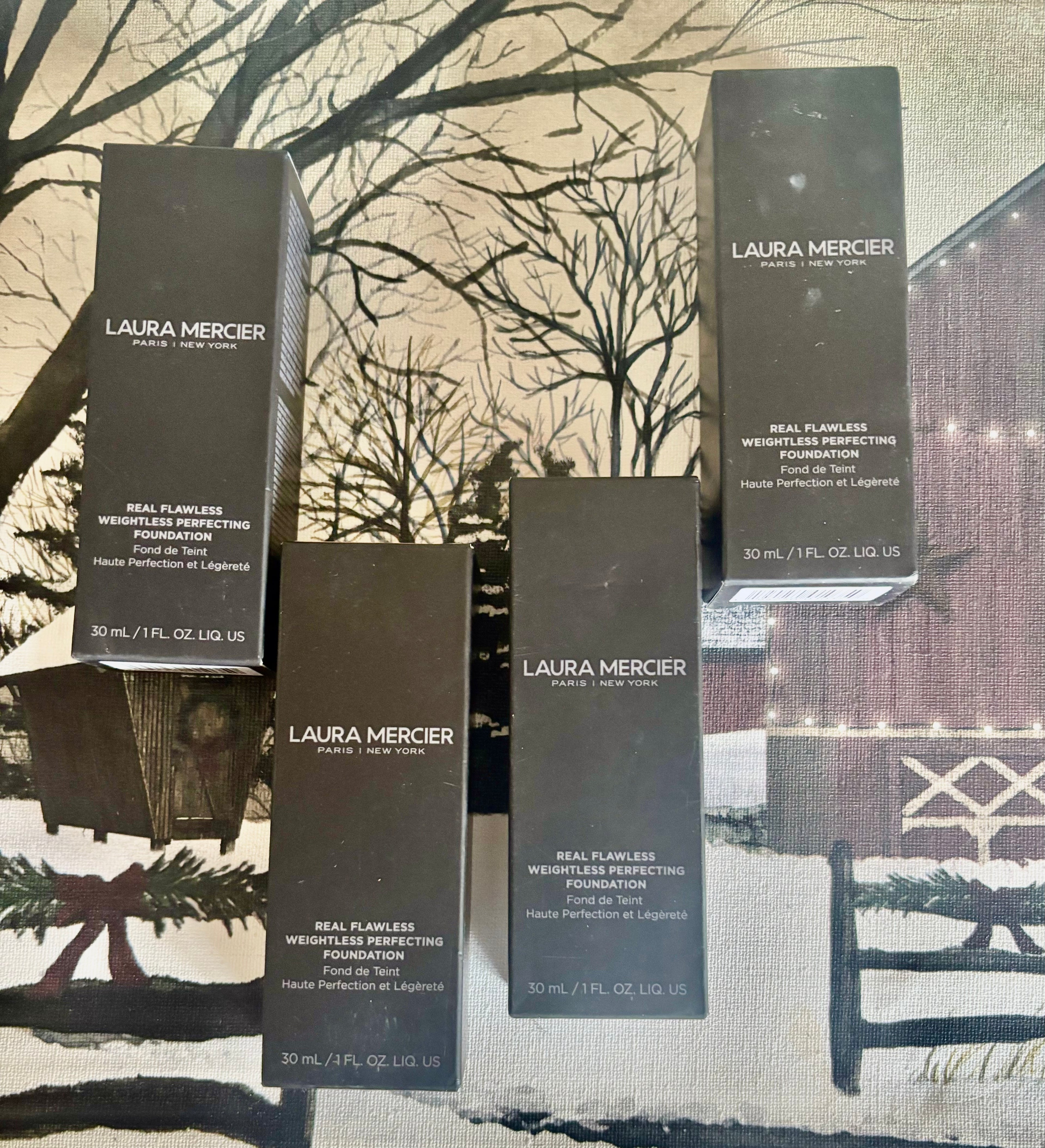 LAURA MERCIER REAL FLAWLESS WEIGHTLESS PERFECTING FOUNDATION IC2 Chiffon