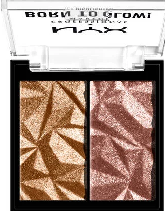 NYX Born to Glow Icy Highlighter Duo - Bout the Bronze